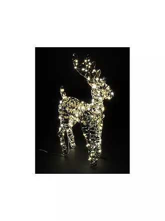 COUNTRYFIELD | LED Hirsch 36x14x60cm Bling Small Gold | 